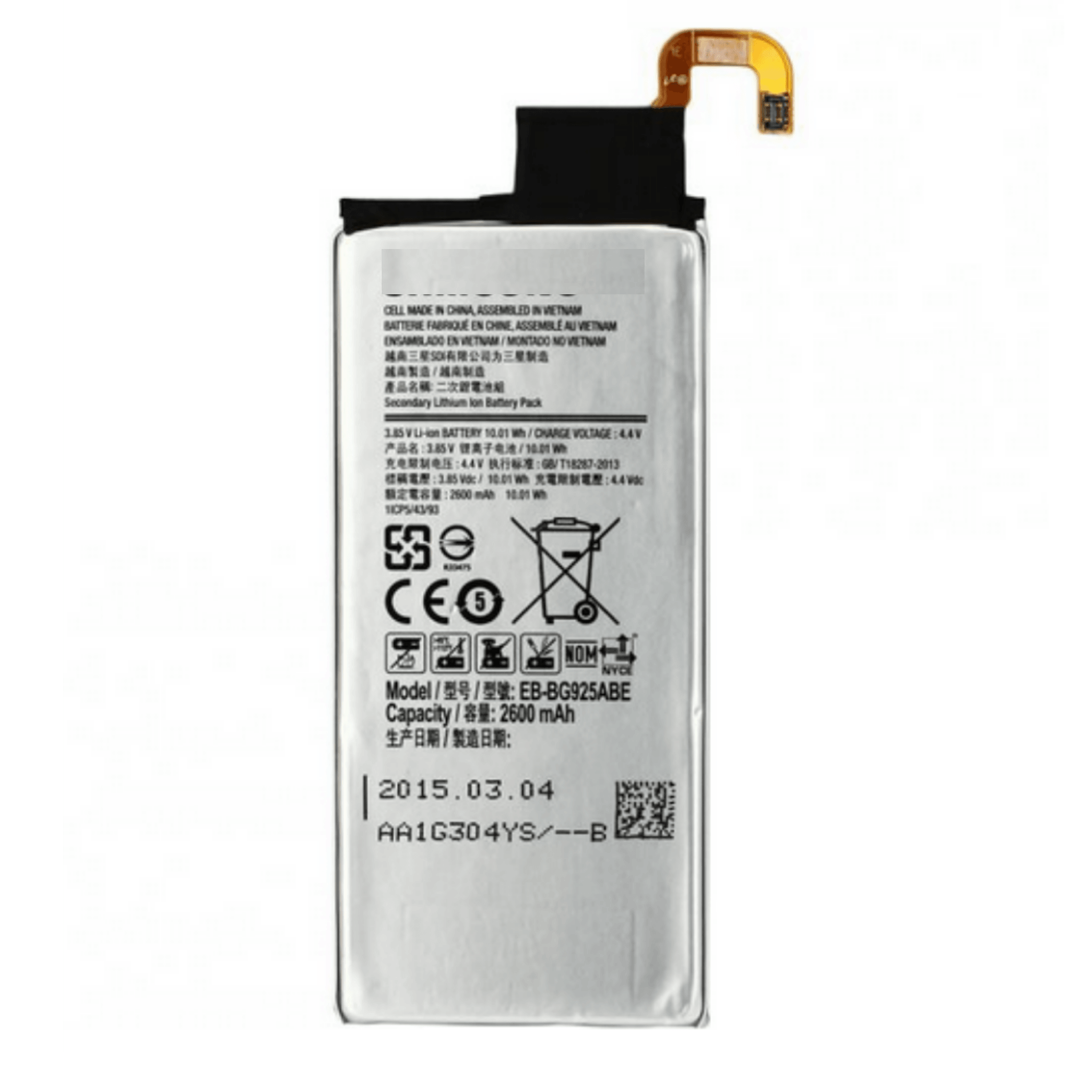 Battery For Samsung Galaxy S6 EdgeBattery G925A Li-ionBattery  EB-BG925ABE 2600mAh Battery For Samsung Galaxy S6 EdgeBattery G925A Li-ionBattery  EB-BG925ABE 2600mAh